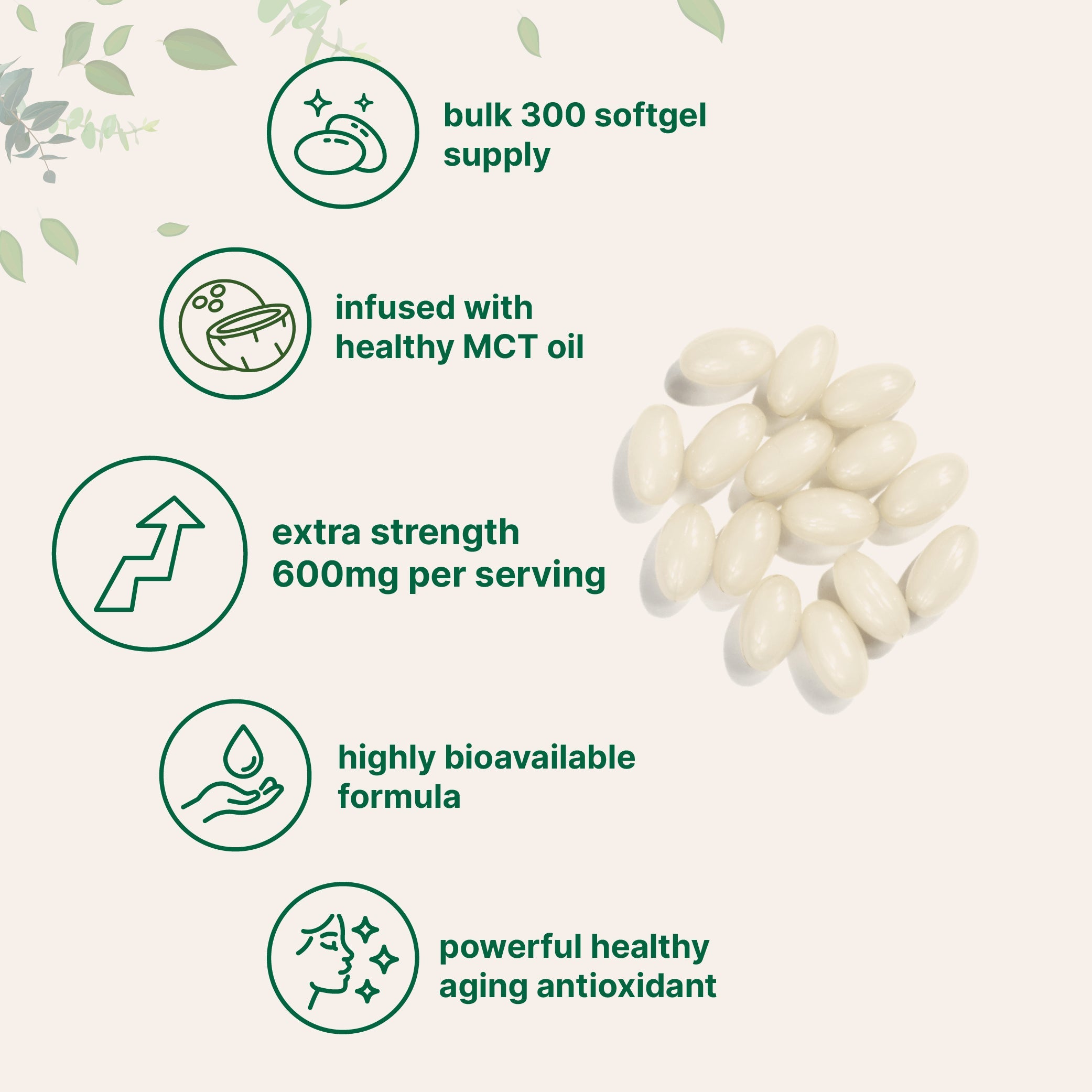 Micro Ingredients Alpha Lipoic Acid 600mg, 300 Softgels