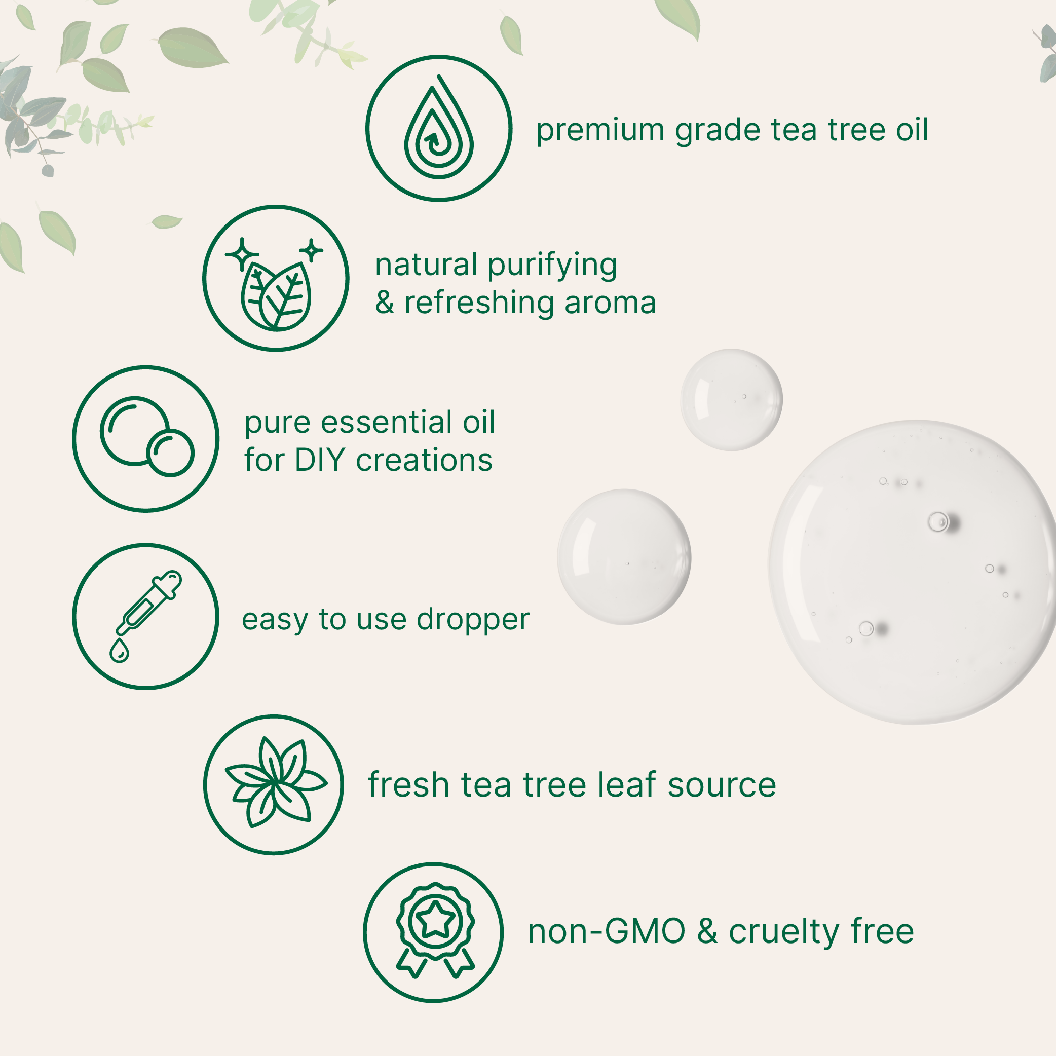 Micro Ingredients Pure Tea Tree Essential Oil 8 floz (237mL)