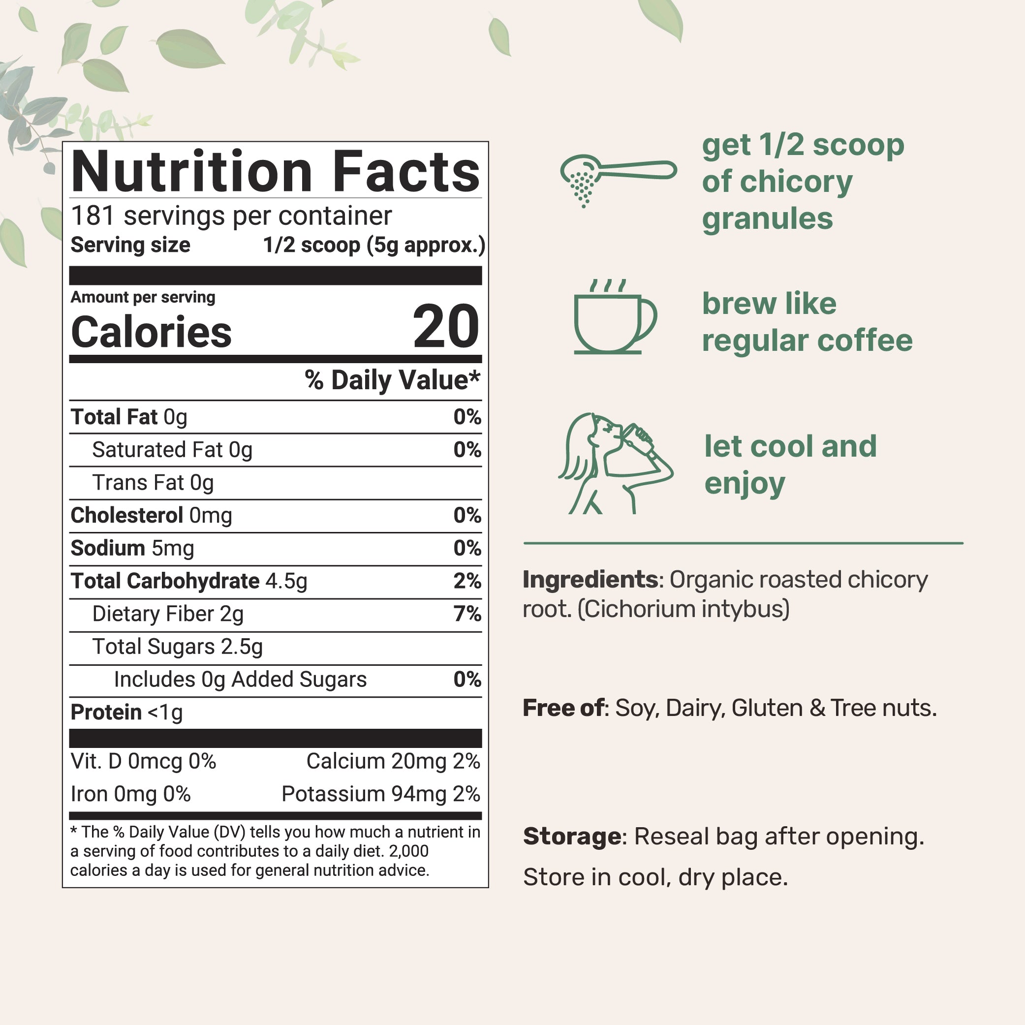 Micro Ingredients Organic French Chicory Root