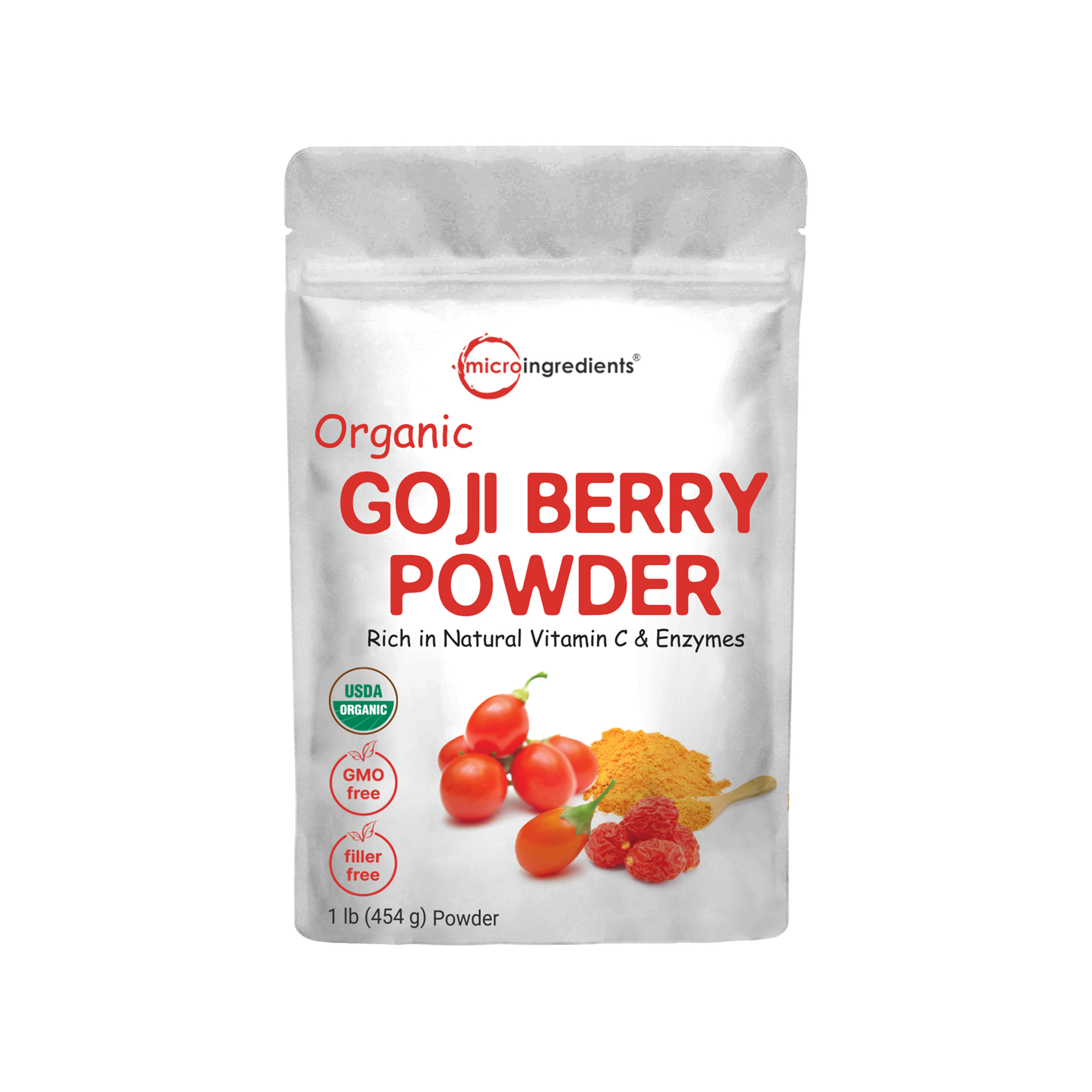 Micro Ingredients Organic Goji Berry Powder-1lb