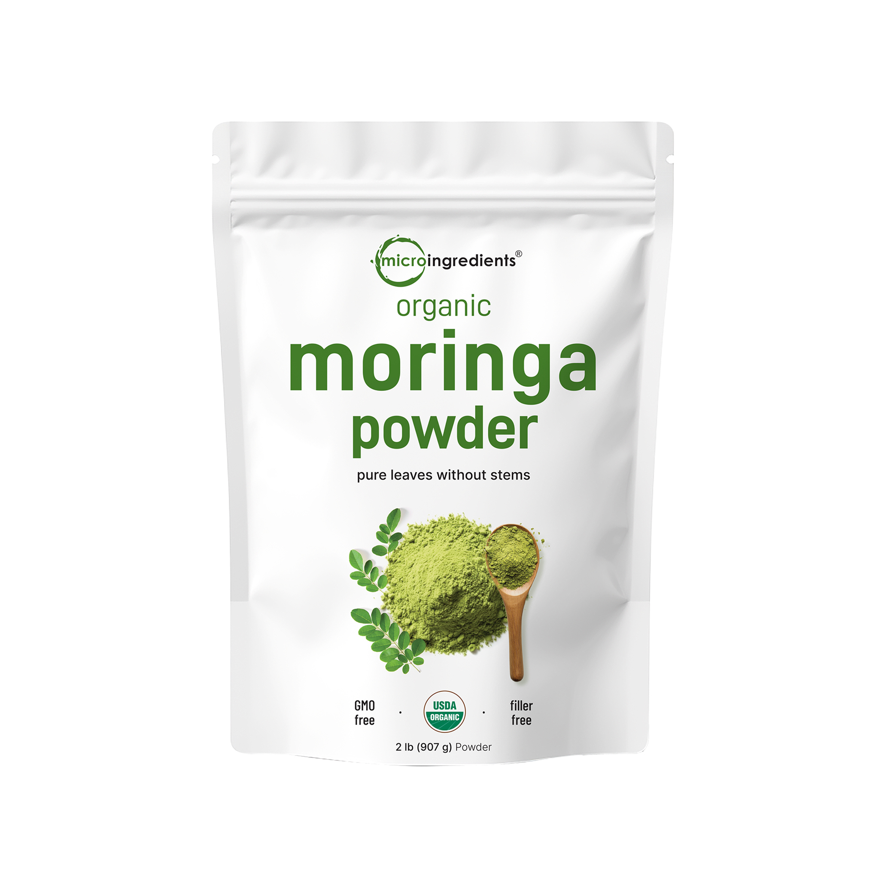 Micro Ingredients Organic Moringa Oleifera Leaf Powder