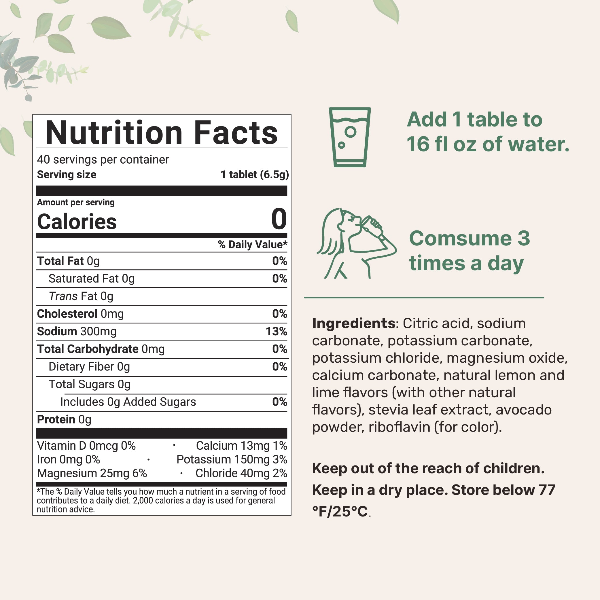 Micro Ingredients Sport Hydration Electrolyte, 40 Bisected Tablets