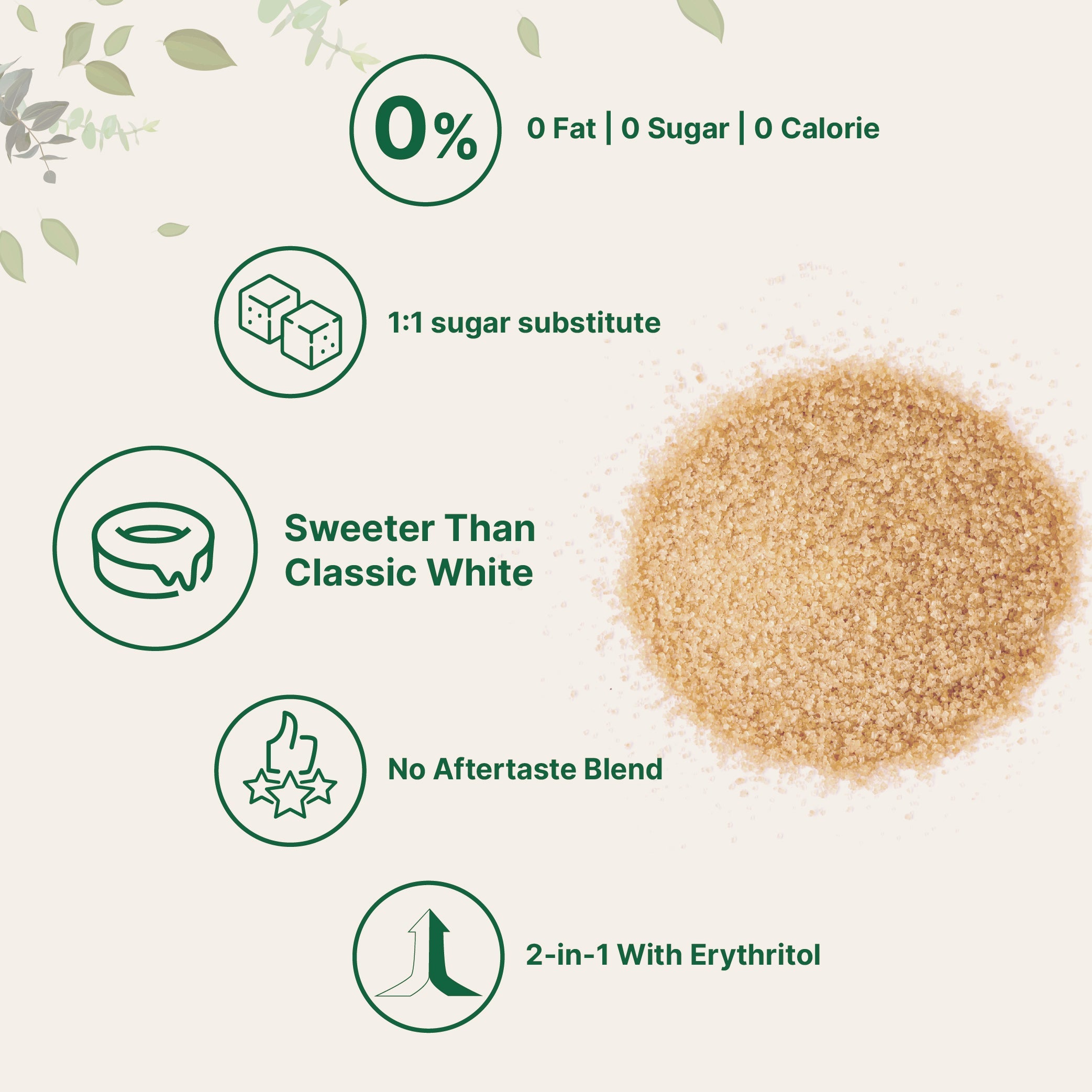 Micro Ingredients Golden Monk Fruit Sweetener with Erythritol