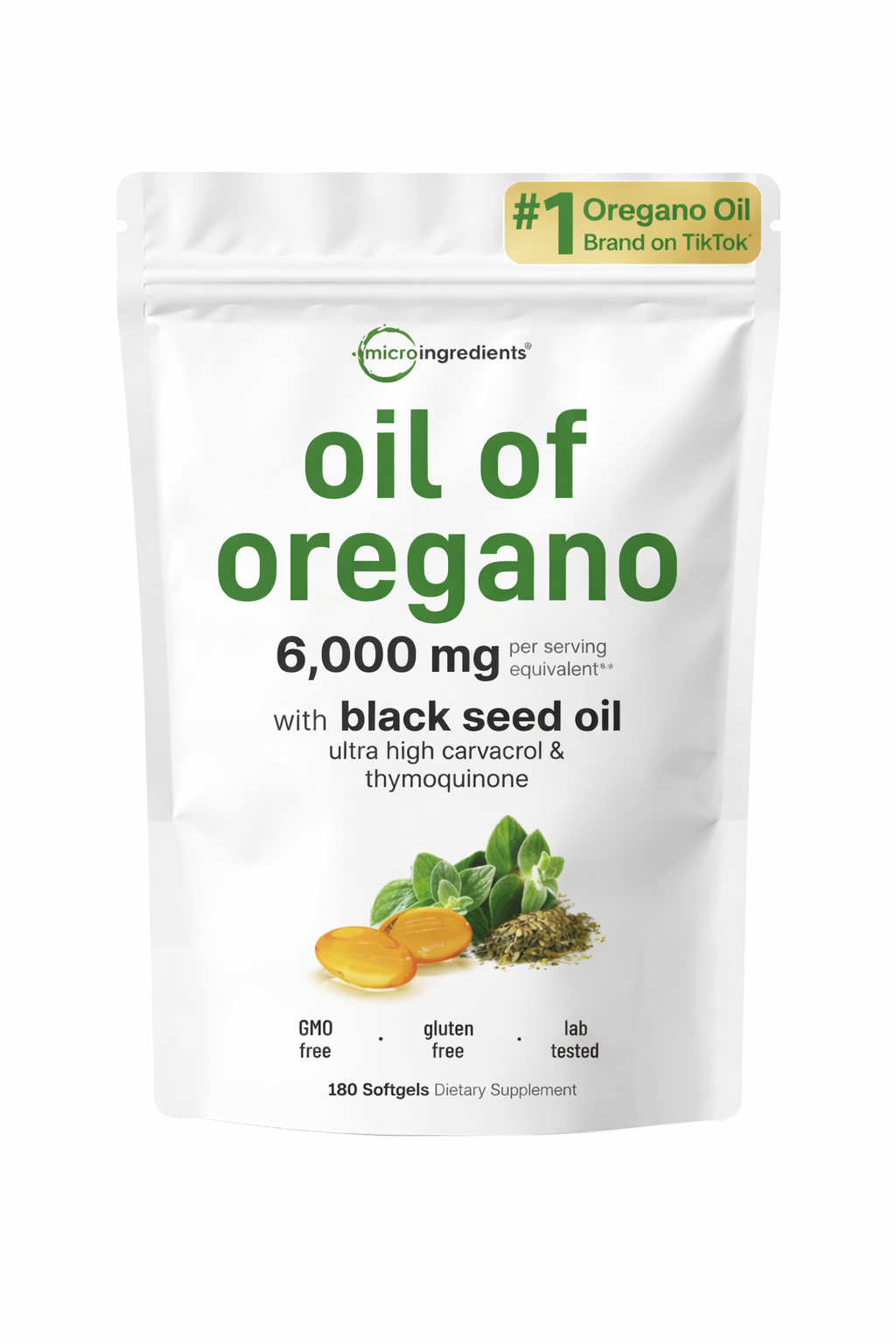 Micro Ingredients Oregano Oil with Black Seed Oil