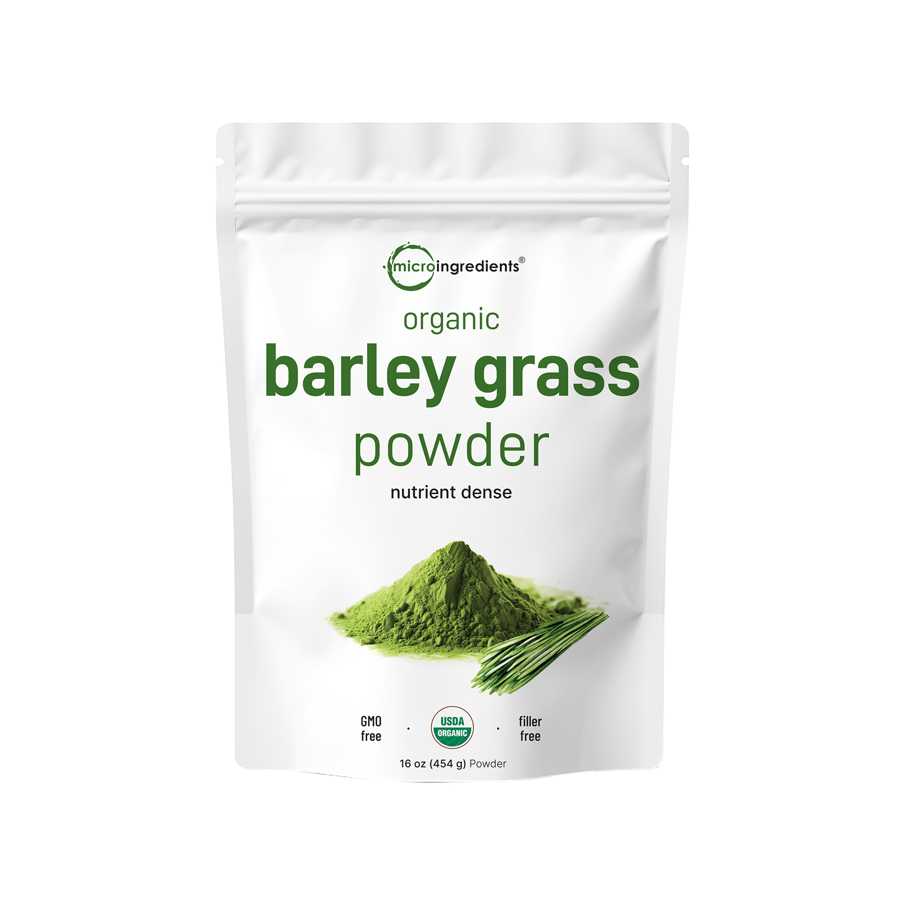 Micro Ingredients Organic Barley Grass Powder, 16oz