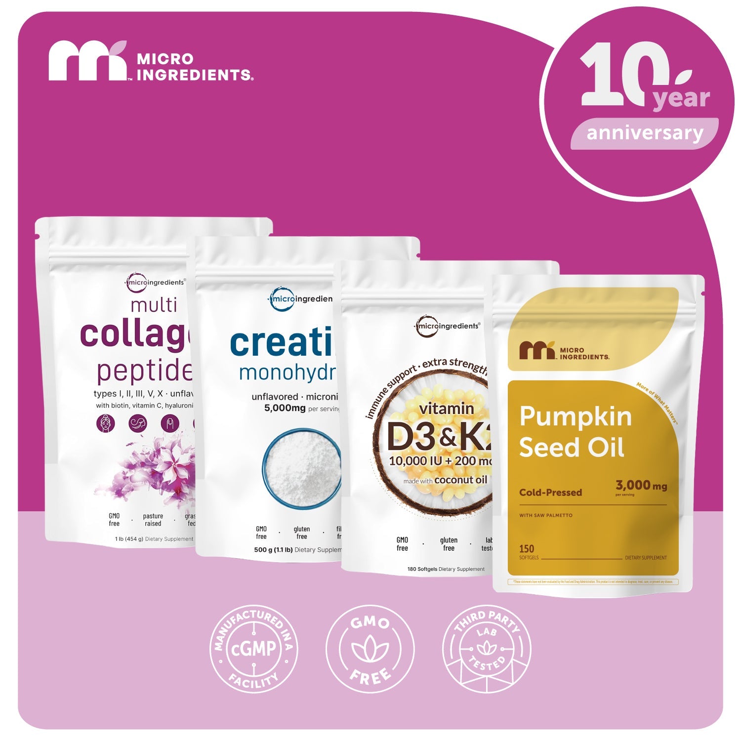Micro Ingredients Hair & Muscle Nourish Bundle